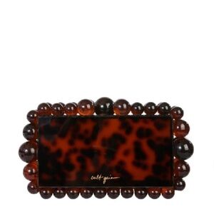 Cult Gaia Eos Tortise shell clutch